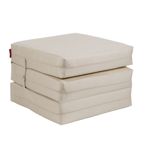 Mattress Folding Cube / Bed - Cream